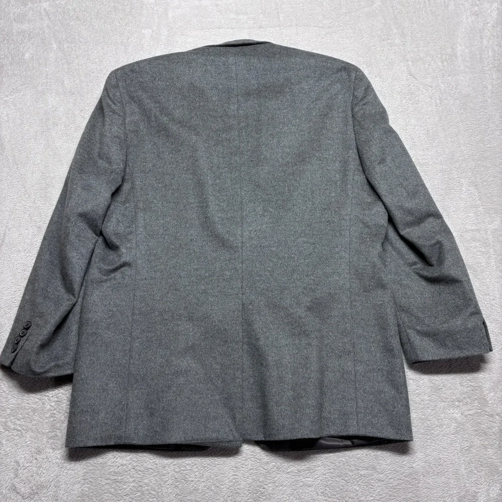 Lauren Ralph Lauren Mens 44R Gray Silk Wool Cashmere Blazer Sport Coat Jacket